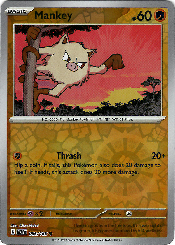 Mankey (Reverse Holo)