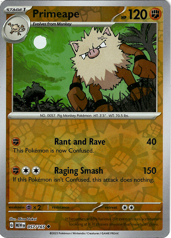 Primeape (Reverse Holo)