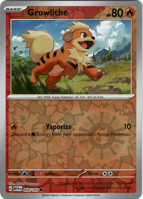 Growlithe (Reverse Holo)
