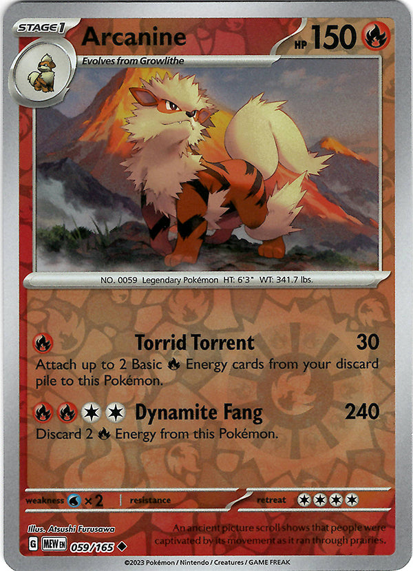Arcanine (Reverse Holo)