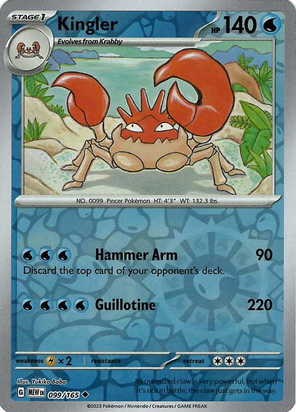 Kingler (Reverse Holo)