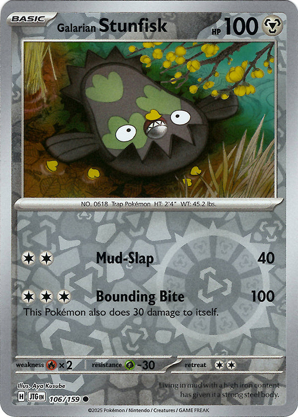 Galarian Stunfisk (Reverse Holo)
