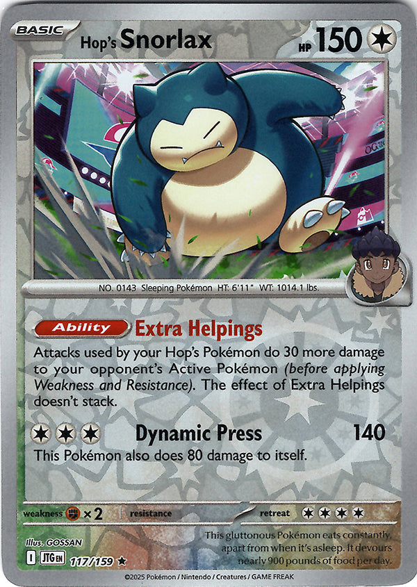 Hop's Snorlax (Reverse Holo)