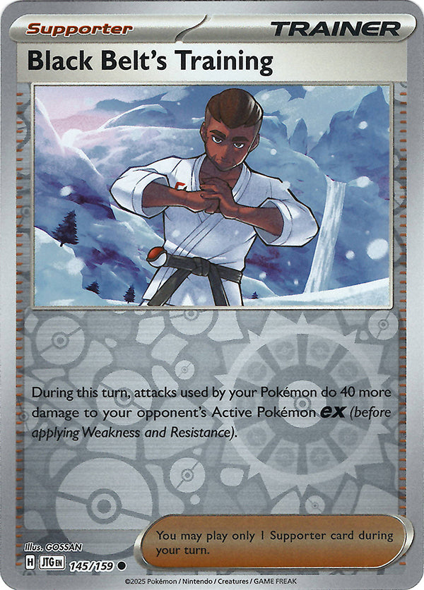 Black Belt's Training (145) (Reverse Holo)