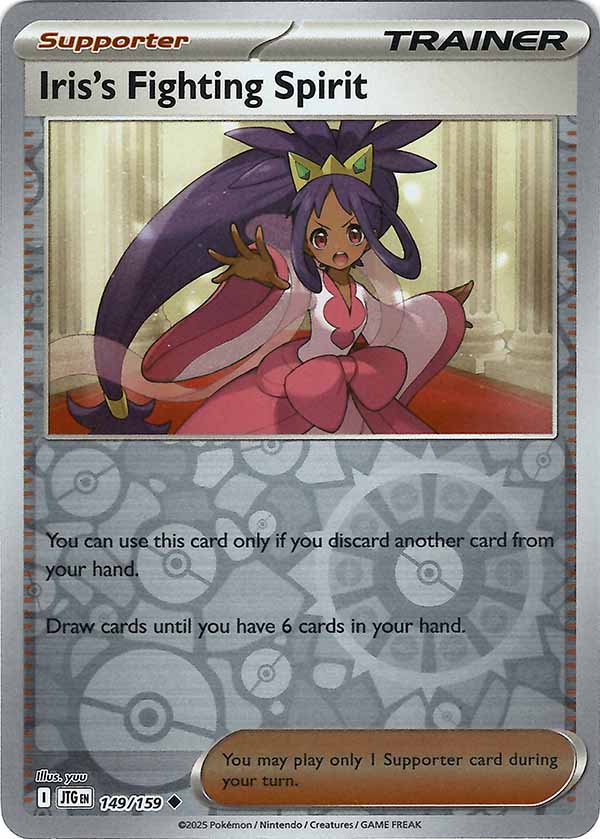 Iris's Fighting Spirit (Reverse Holo)
