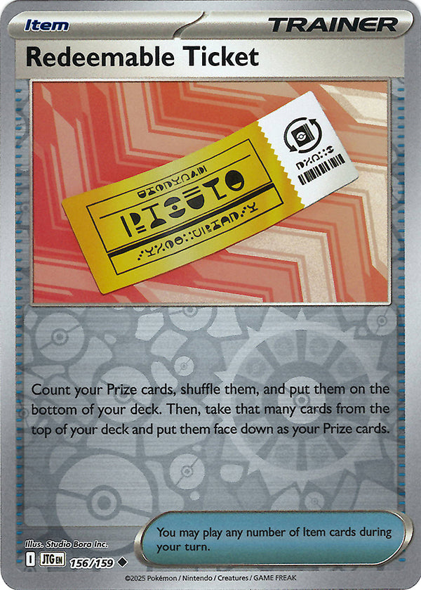 Redeemable Ticket (Reverse Holo)