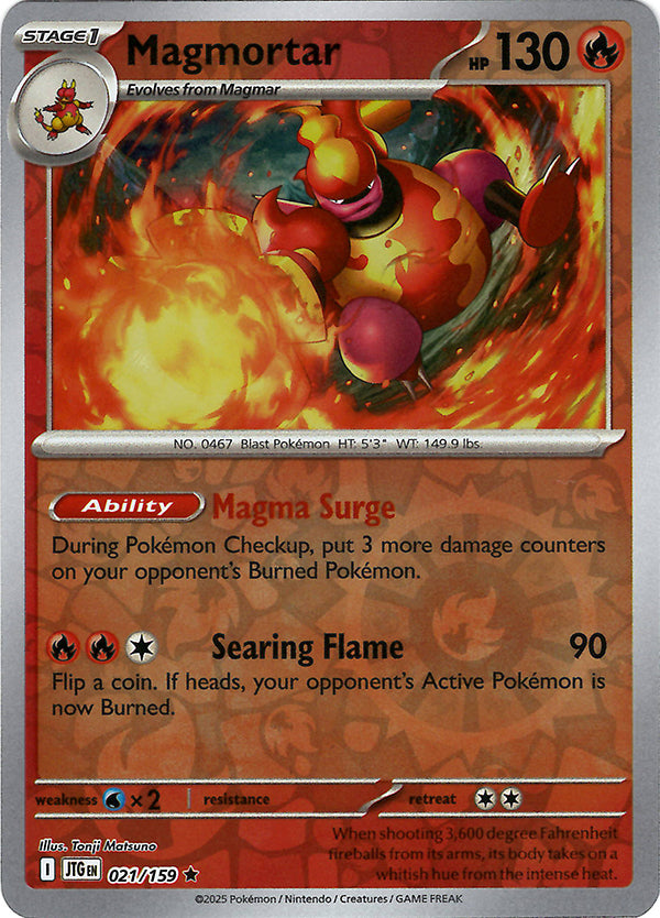Magmortar (Reverse Holo)