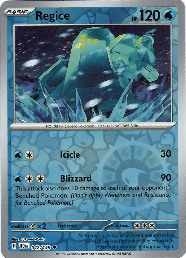 Regice (Reverse Holo)