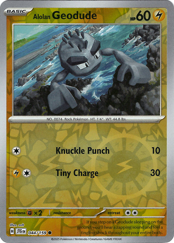 Alolan Geodude (Reverse Holo)