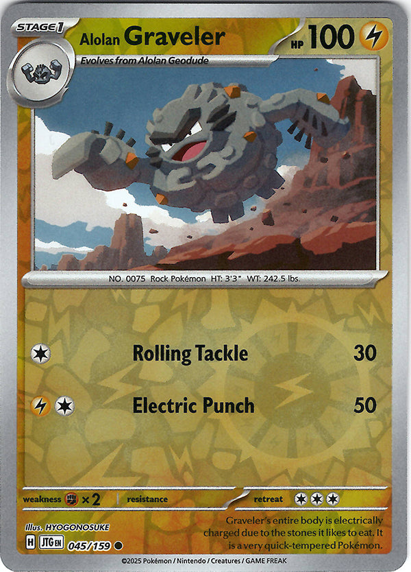Alolan Graveler (Reverse Holo)