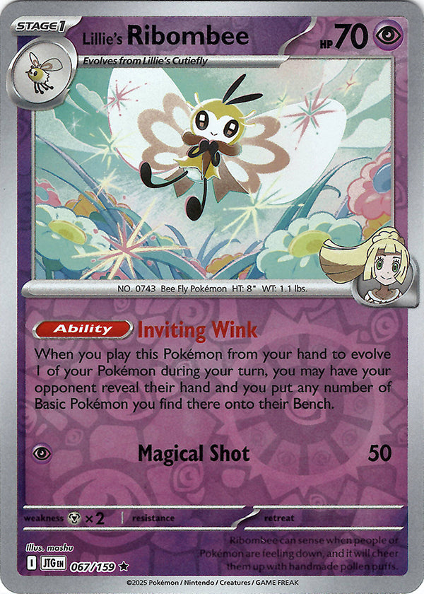 Lillie's Ribombee (Reverse Holo)