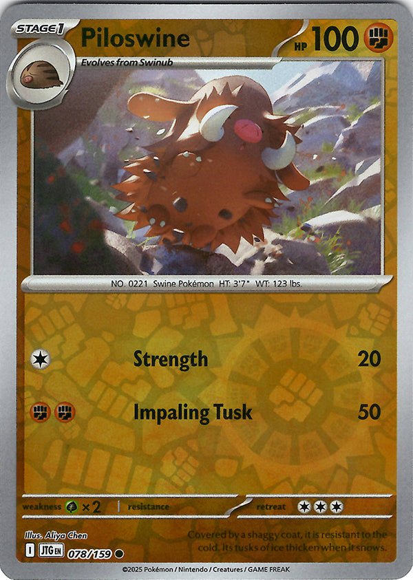Piloswine (Reverse Holo)