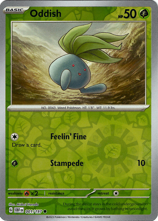 Oddish  (Reverse Holo)