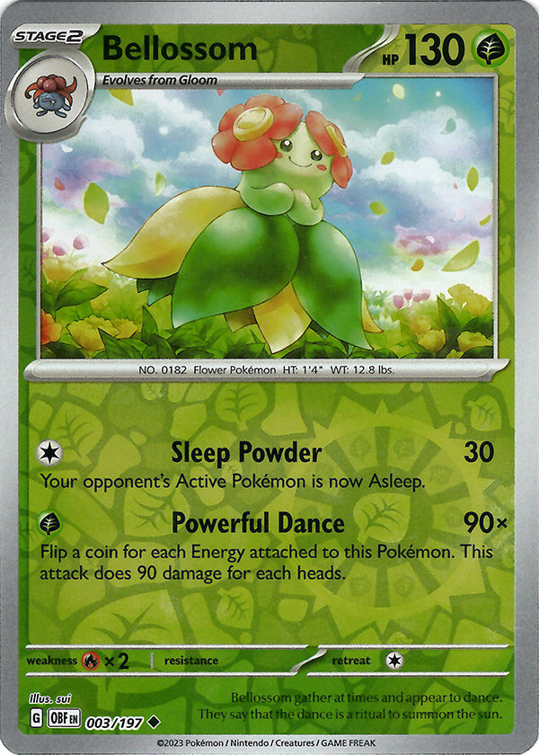 Bellossom  (Reverse Holo)