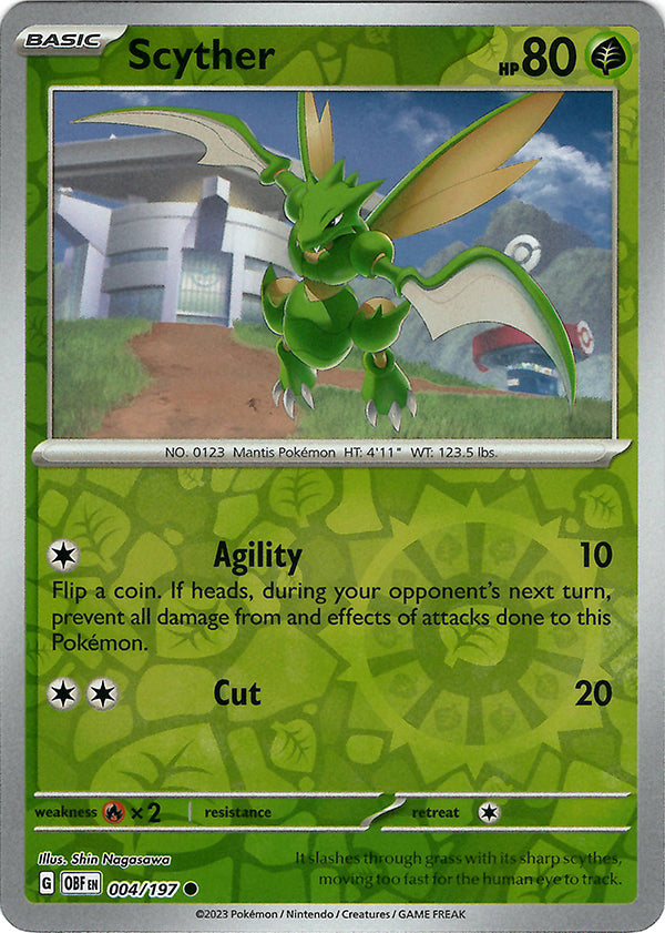 Scyther  (Reverse Holo)