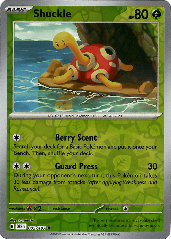 Shuckle  (Reverse Holo)