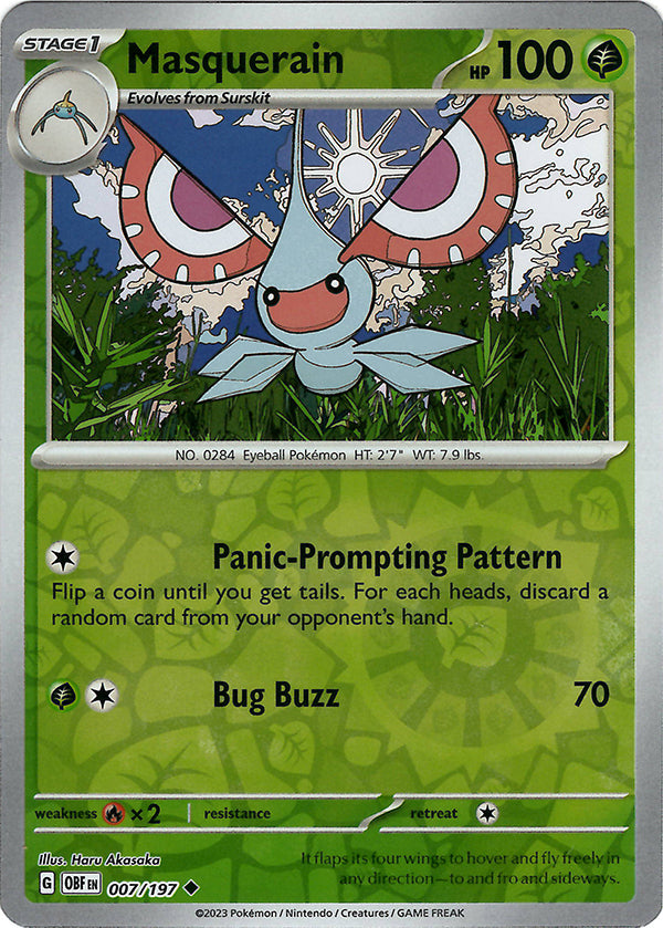 Masquerain  (Reverse Holo)