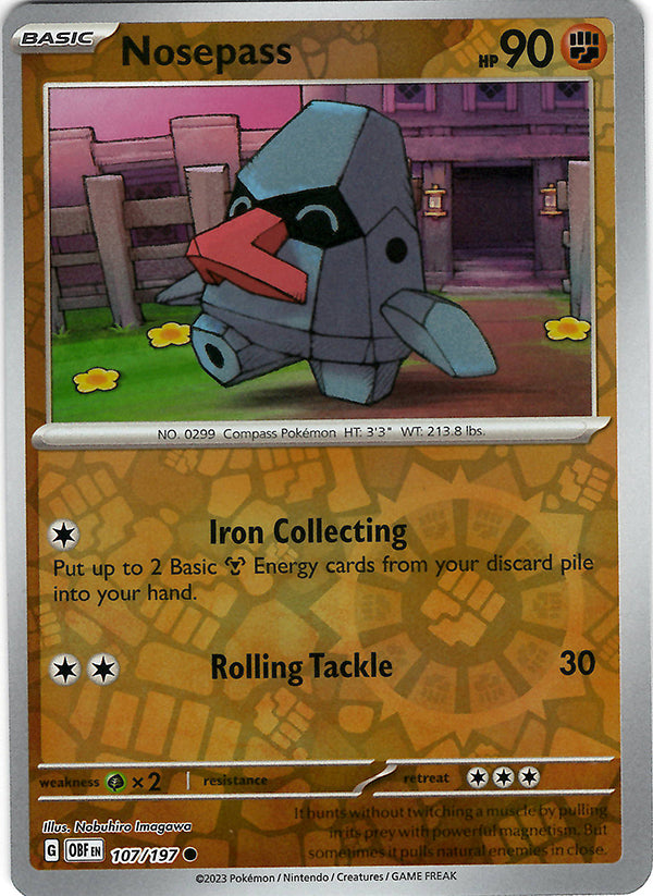 Nosepass  (Reverse Holo)