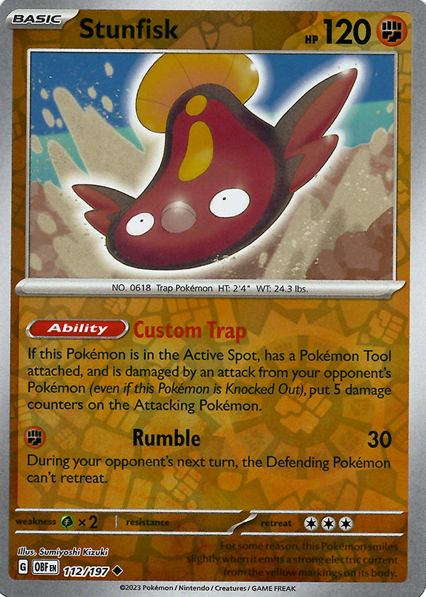 Stunfisk  (Reverse Holo)