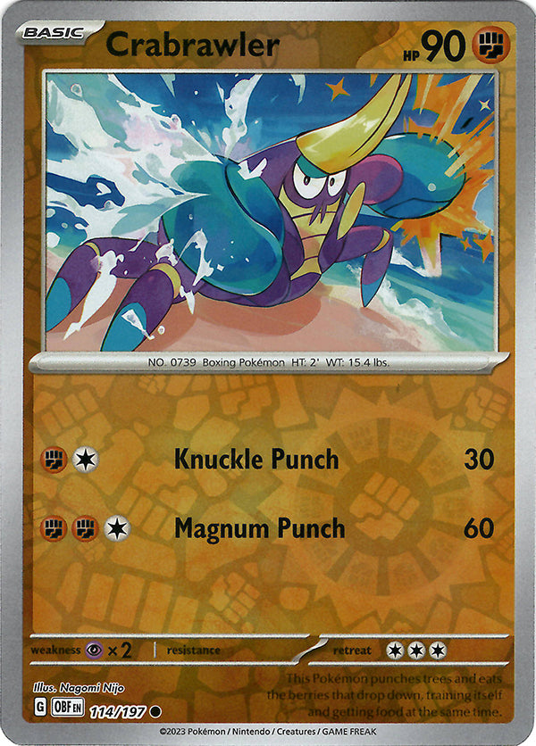 Crabrawler  (Reverse Holo)