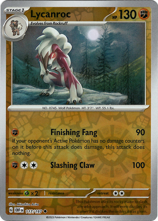 Lycanroc  (Reverse Holo)