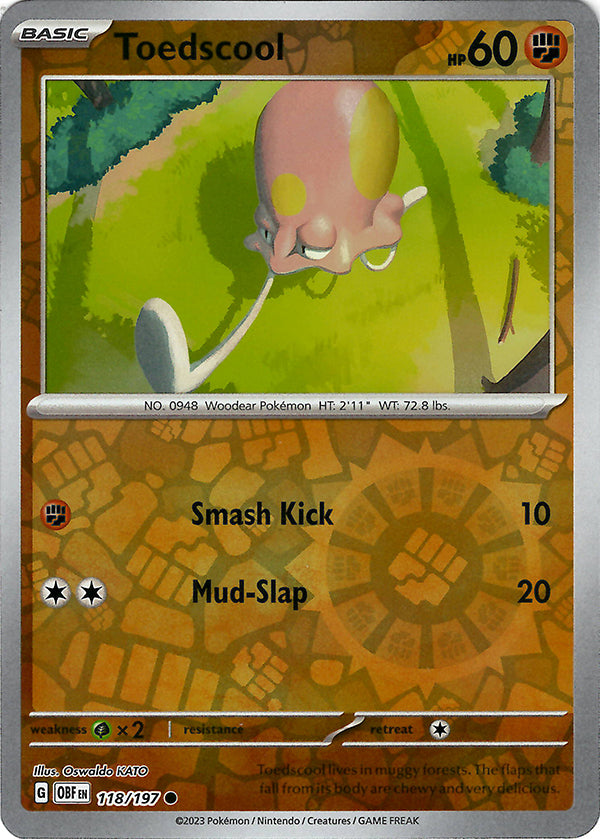 Toedscool  (Reverse Holo)