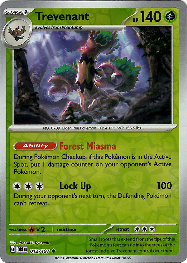 Trevenant  (Reverse Holo)