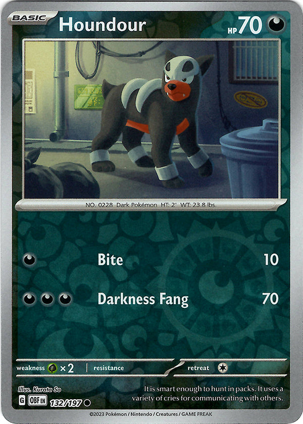 Houndour (132)  (Reverse Holo)