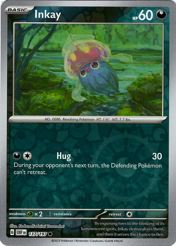 Inkay  (Reverse Holo)