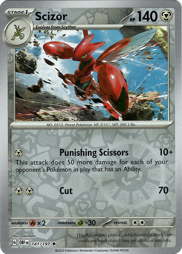 Scizor  (Reverse Holo)
