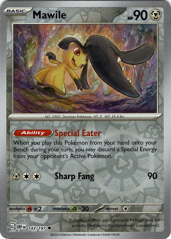 Mawile (143)  (Reverse Holo)