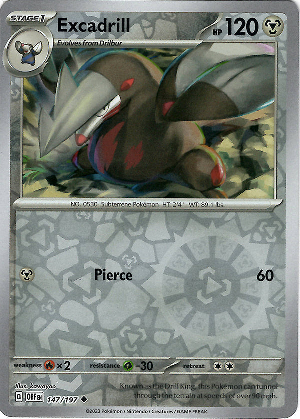 Excadrill  (Reverse Holo)