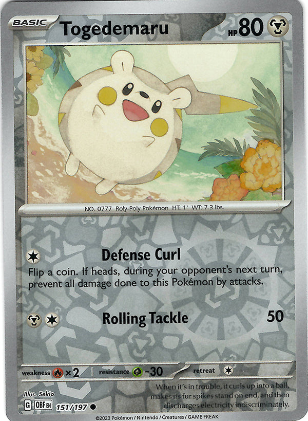 Togedemaru  (Reverse Holo)