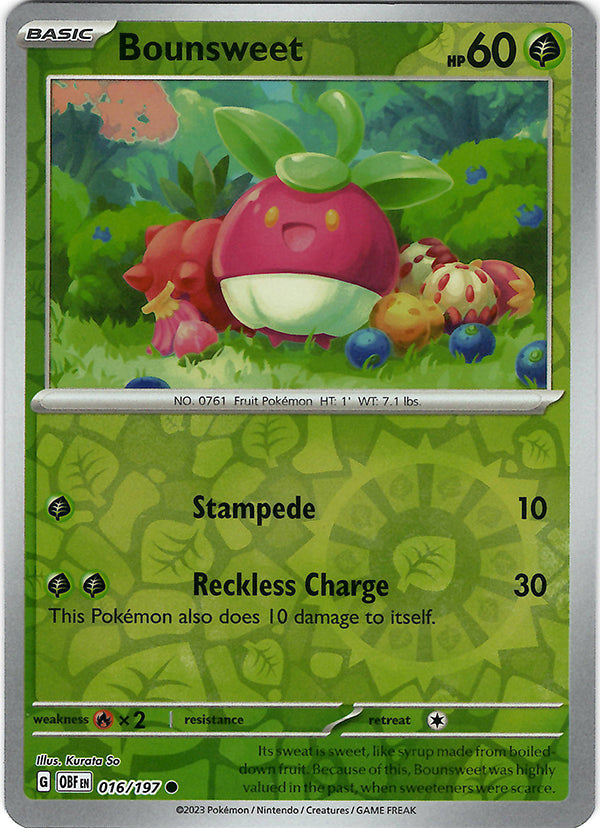 Bounsweet  (Reverse Holo)