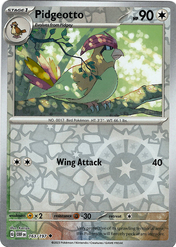 Pidgeotto  (Reverse Holo)