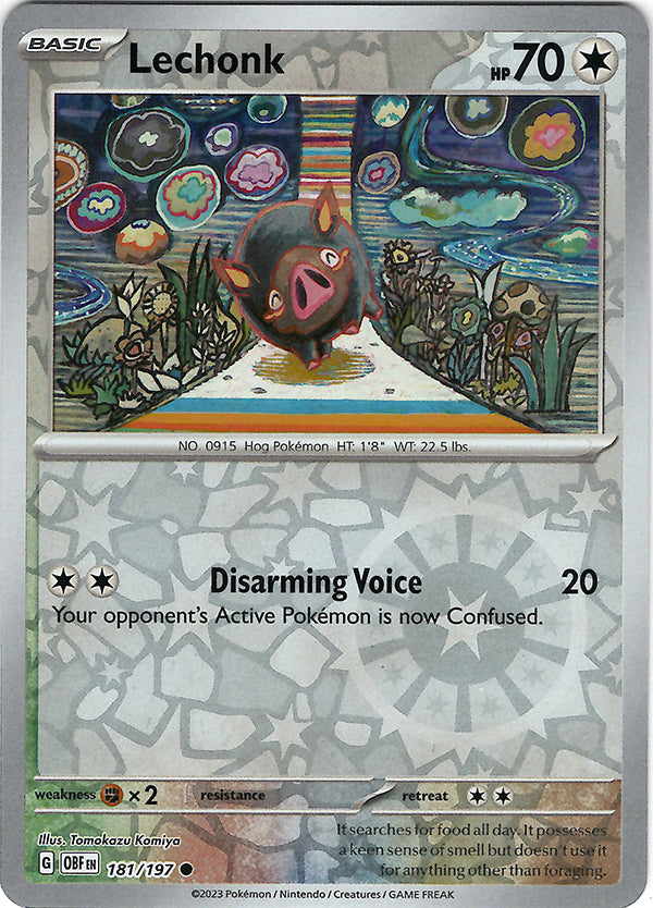 Lechonk (181)  (Reverse Holo)