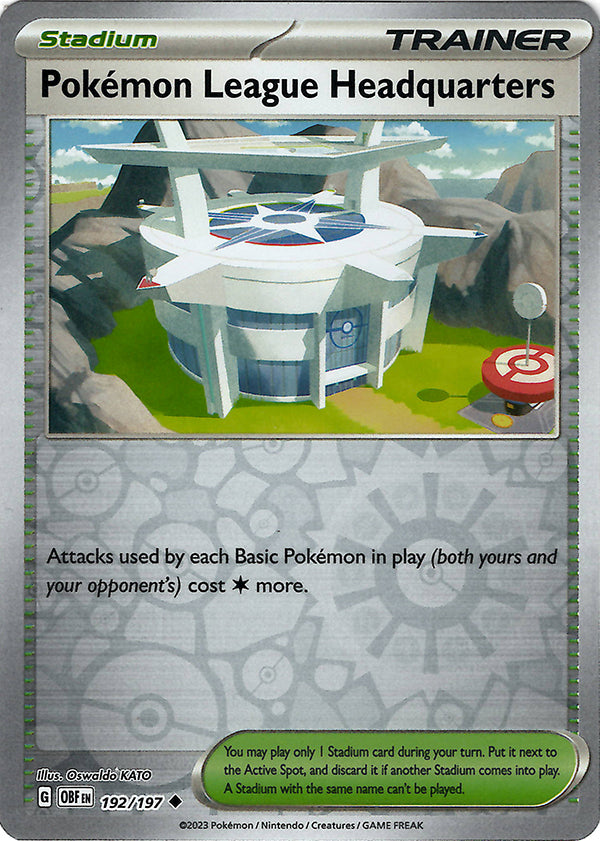 Pokemon League Headquarters  (Reverse Holo)