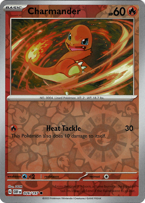 Charmander  (Reverse Holo)