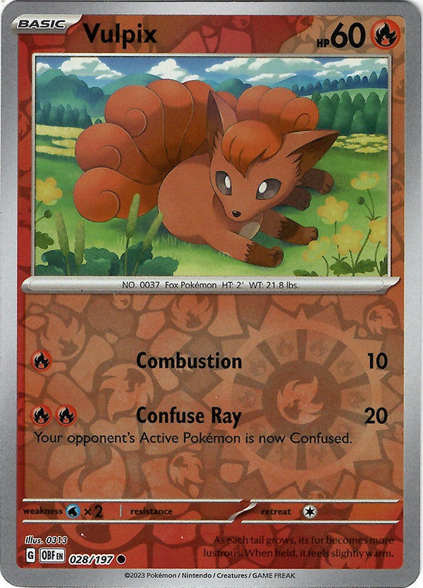 Vulpix  (Reverse Holo)