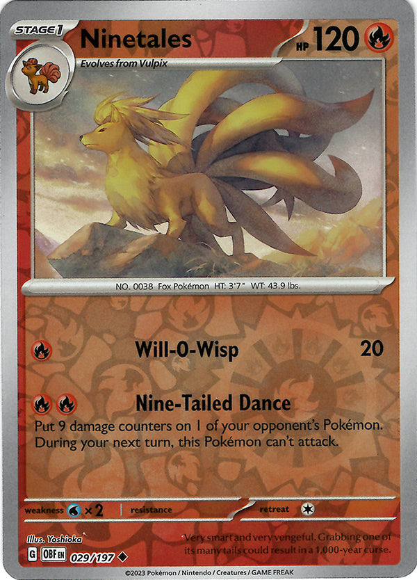 Ninetales  (Reverse Holo)