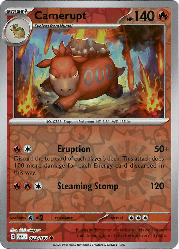 Camerupt  (Reverse Holo)