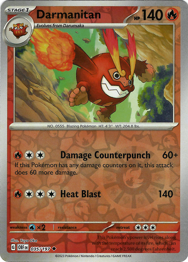 Darmanitan  (Reverse Holo)