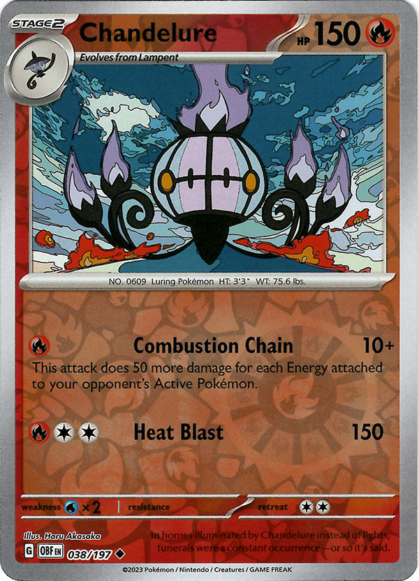 Chandelure  (Reverse Holo)