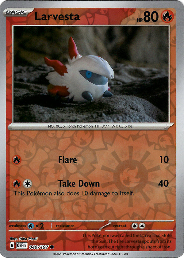 Larvesta  (Reverse Holo)