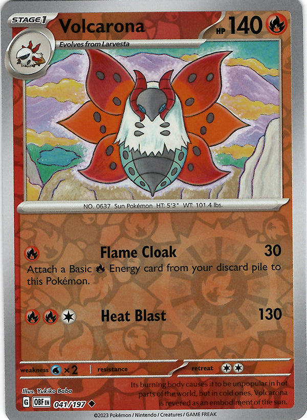 Volcarona  (Reverse Holo)