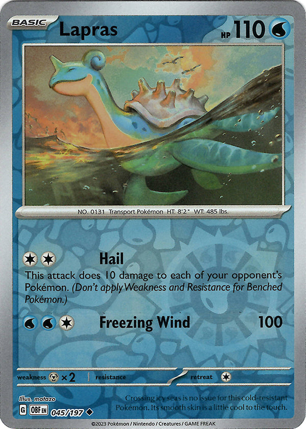Lapras  (Reverse Holo)