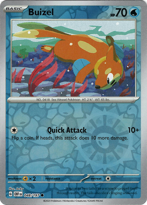 Buizel  (Reverse Holo)