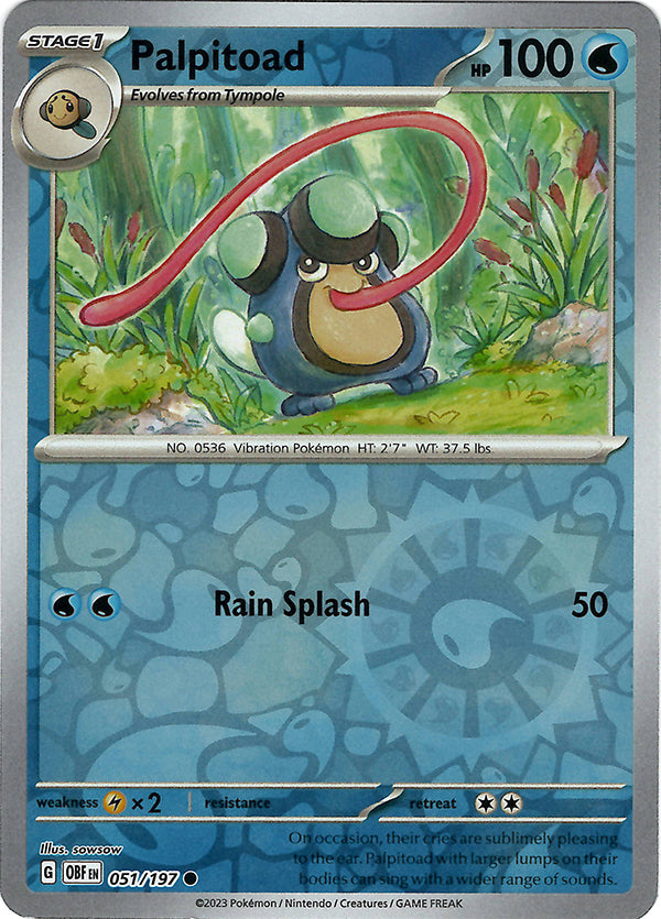 Palpitoad  (Reverse Holo)