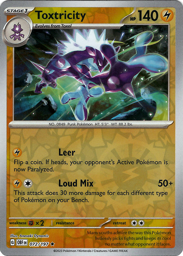 Toxtricity  (Reverse Holo)