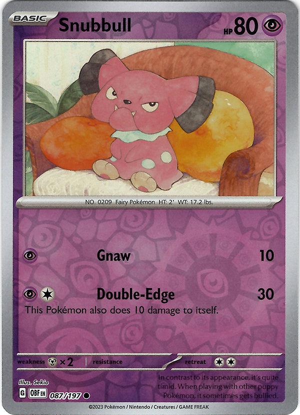 Snubbull  (Reverse Holo)